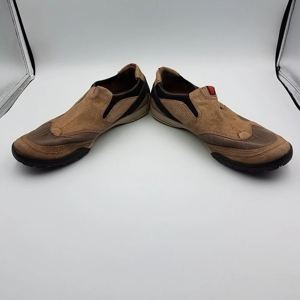 Clarks WAVE‎ WALK 9m Slip-on Clarks Tan Brown Casual Cushioned Breathable 63429